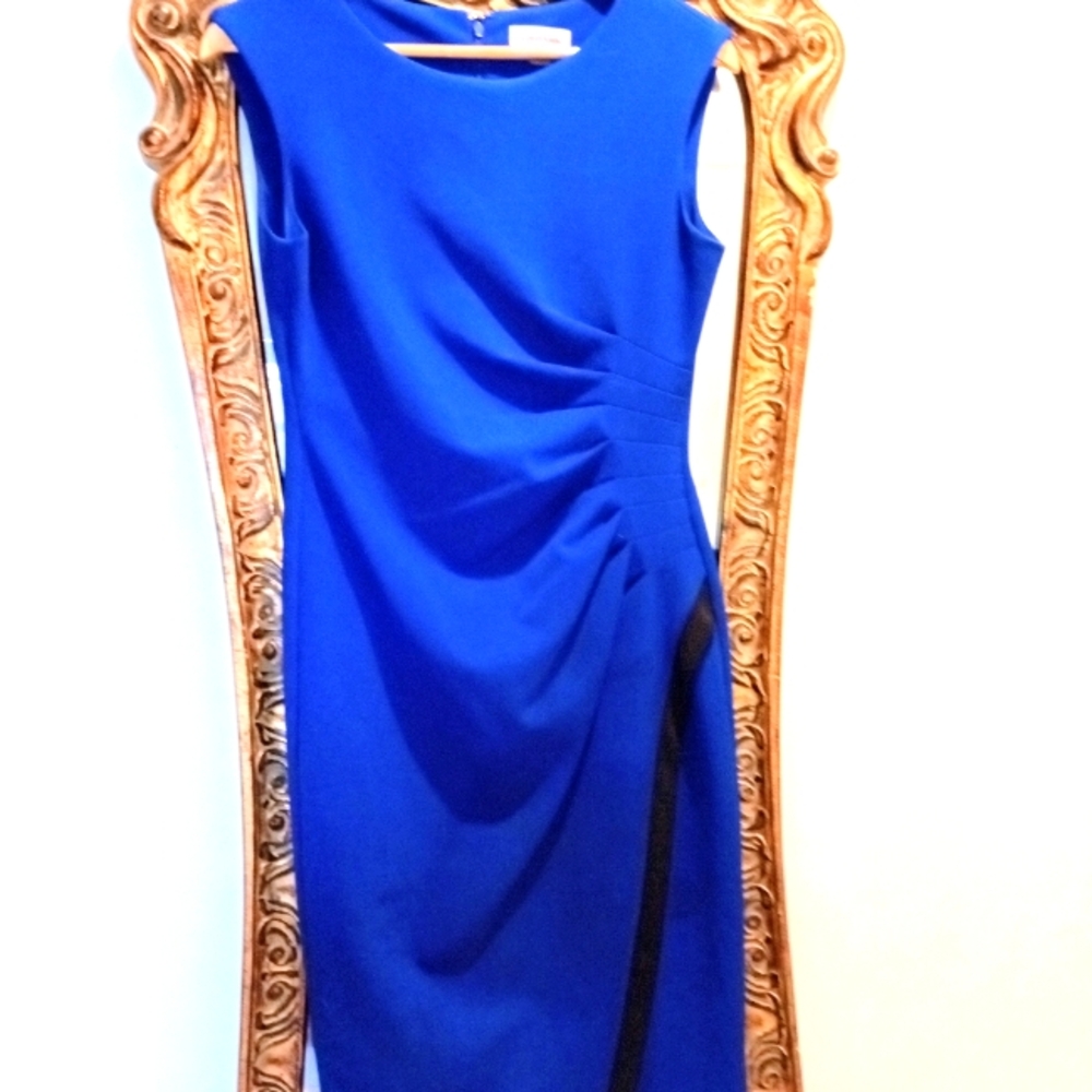 Calvin Klein Cobalt blue size 6 ladies dress like new condition
